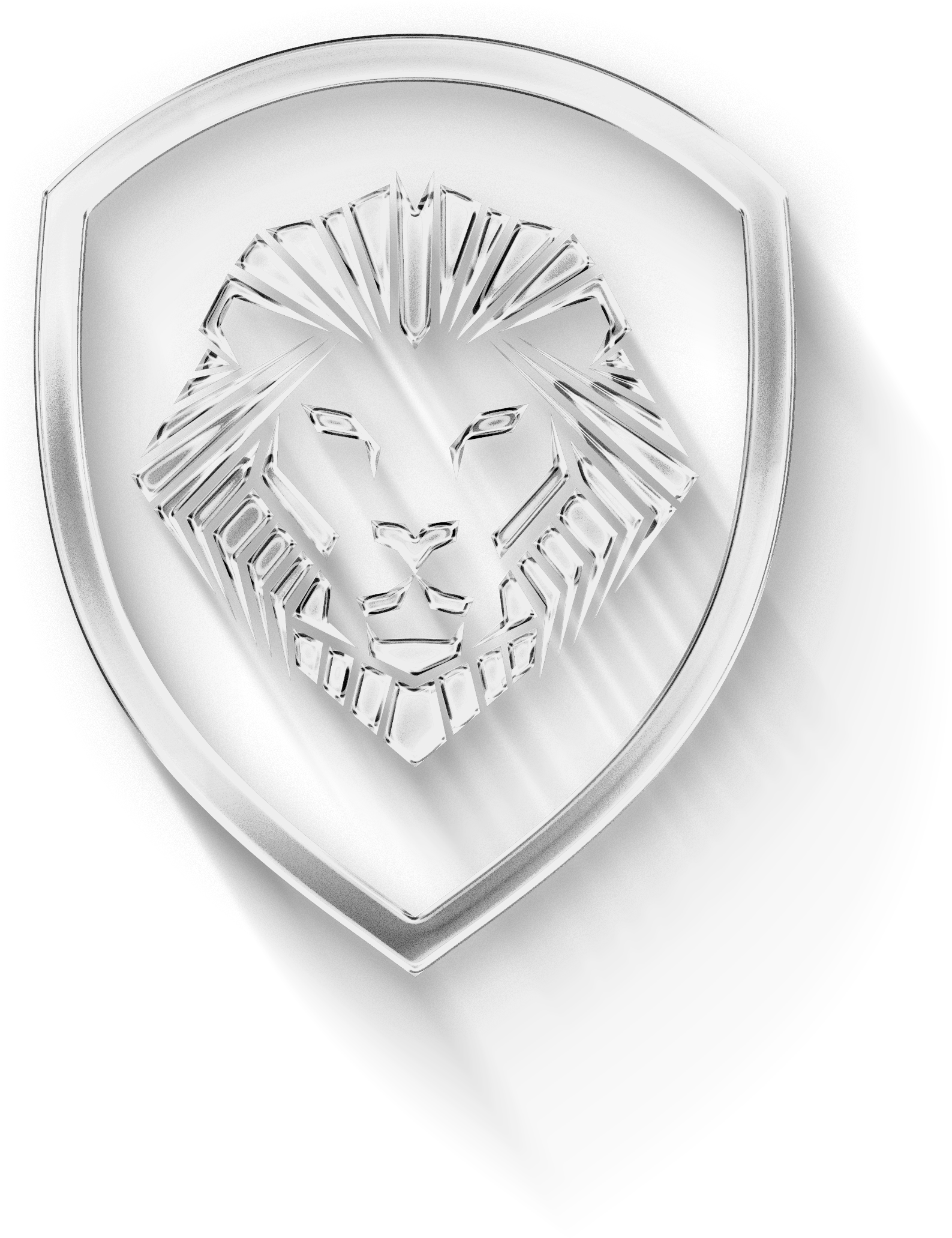 Lion Shield Metal Logo