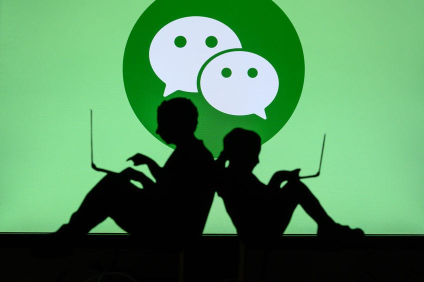 WeChat Chinese messaging