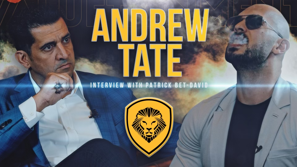 Exclusive Andrew Tate Uncensored Interview With Patrick Bet David Valuetainment 