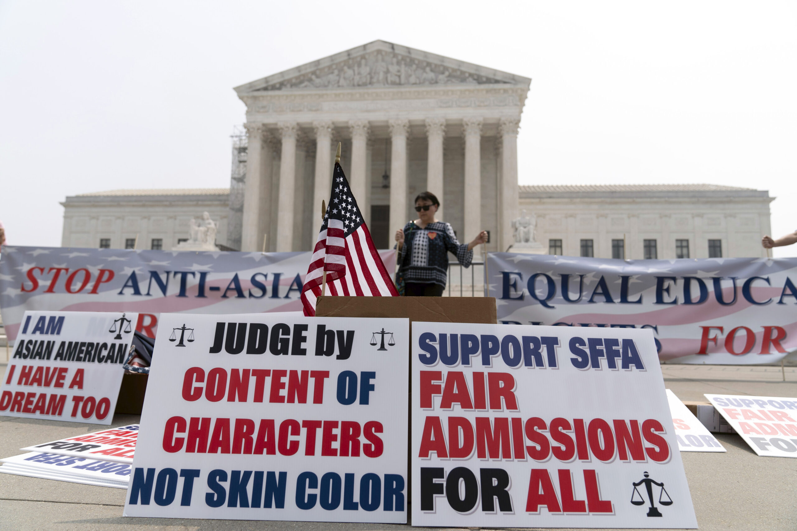 On a day where major Supreme Court verdicts are expected to roll in, affirmative action programs at the University of North Carolina and Harvard were struck down.