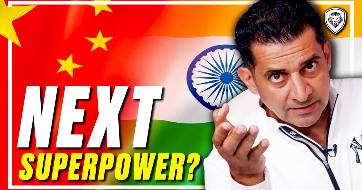 Patrick Bet-David discusses who is set to become the next world superpower - India or China. Everybody assumes China is positioned to be the next Superpower after the United States. However, there’s a compelling argument that India has a chance to surpass China over the next 20 years. Let's look back at the evolution between the two countries.