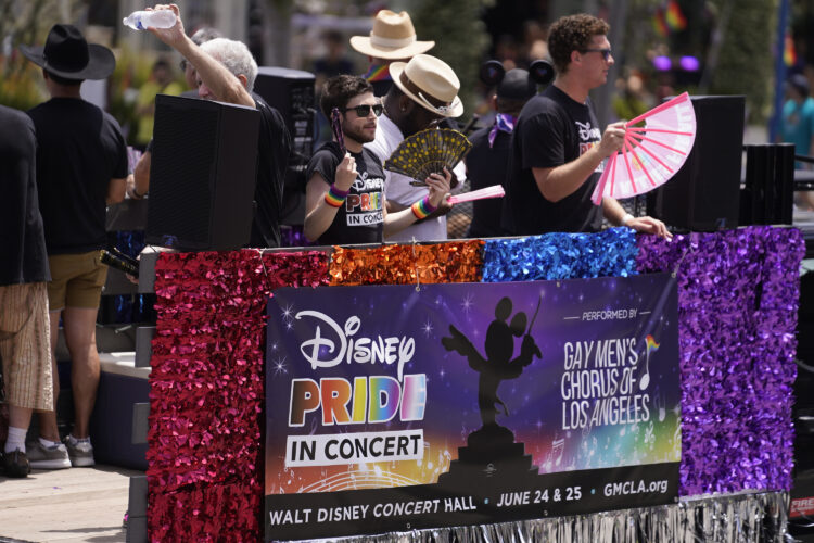 Disney sees stock downgraded after slumping subscription, movie ticket and theme park sales.