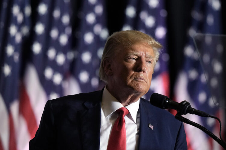 Former President Donald Trump promised to revive Title 42 border regulations to fight human trafficking, promising immediate death penalty for sex traffickers.