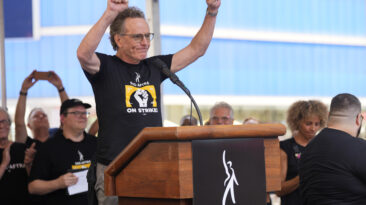 "Breaking Bad" star Bryan Cranston called out Disney CEO Bob Iger for using AI in film production during a speech at a SAG rally in New York City.