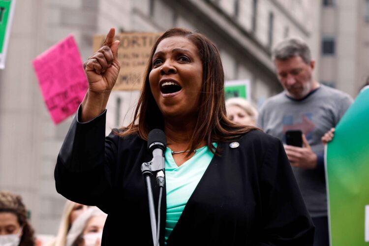 Attorney General of the state of New York Letitia James has asked a state judge to declare Donald Trump guilty of "repeated and persistent fraudulent use," even before trial, on Wednesday, claiming that he overstated his net worth by as much as $2.23 billion. (AP Photo/Jason DeCrow, File)