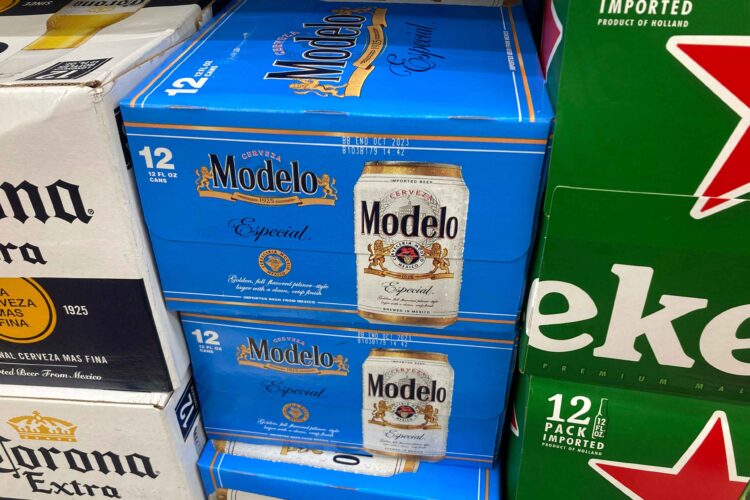 Modelo has become the top-selling beer of the year in the United States, ending Bud Light's more than 20 year claim to the title. (AP Photo/Peter Morgan)