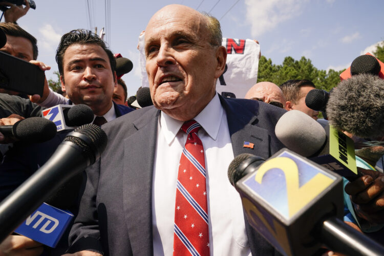 Rudy Giuliani has been sanctioned by a federal judge for claiming Georgia election workers Ruby Freeman and Wandrea “Shaye” Moss mishandled ballots in 2020.