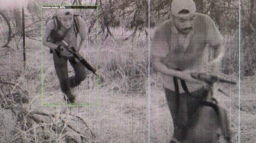 Suspected cartel gunmen in body armor were photographed sneaking into the United States, prompting new criticism of how Biden is handling the southern border.