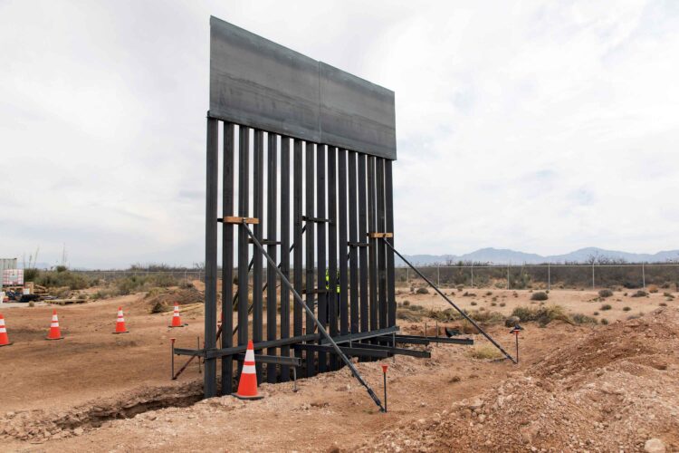 Biden has been quietly auctioning off unused border wall construction materials for pennies on the dollar before Republicans can resume the construction. (U.S. Customs and Border Protection via AP)