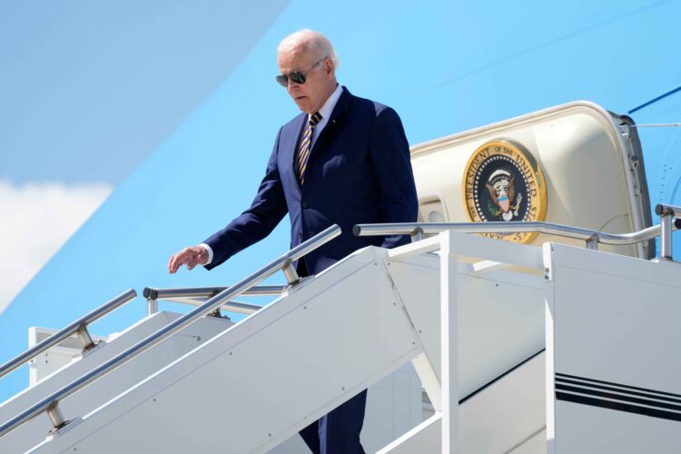 President Joe Biden and First Lady Jill Biden will visit the island of Maui on Monday to survey the damage from last week's wildfire that killed 106 people. | (AP Photo/Jacquelyn Martin)