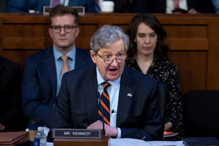 During a Senate testimony on banned books, Louisiana Sen. John Kennedy (R) read sex scenes out loud from books featured in school libraries across the U.S.
