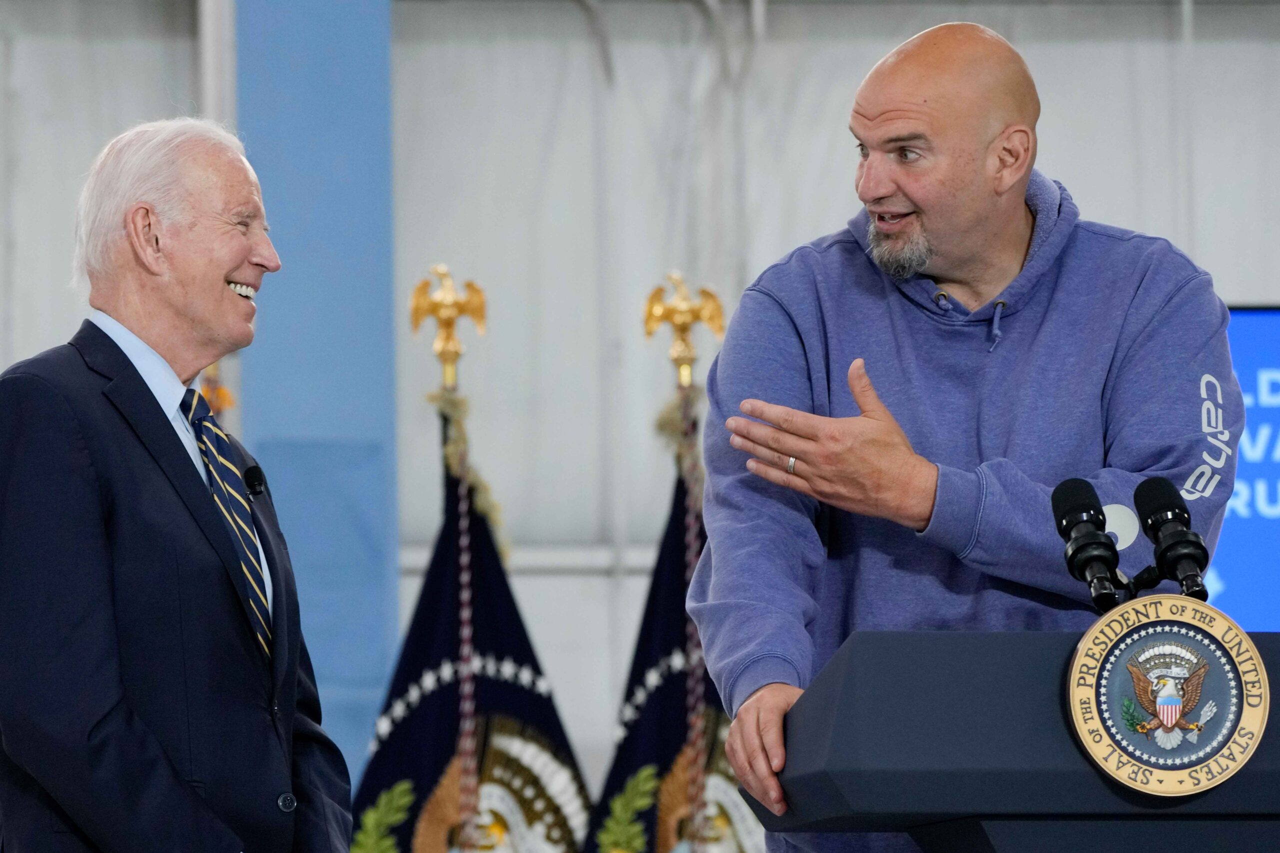 The Senate voted to reinstate its formal dress code, putting an end to the “John Fetterman Rule" that allowed for casual attire on the Chamber floor. (AP Photo/Manuel Balce Ceneta)