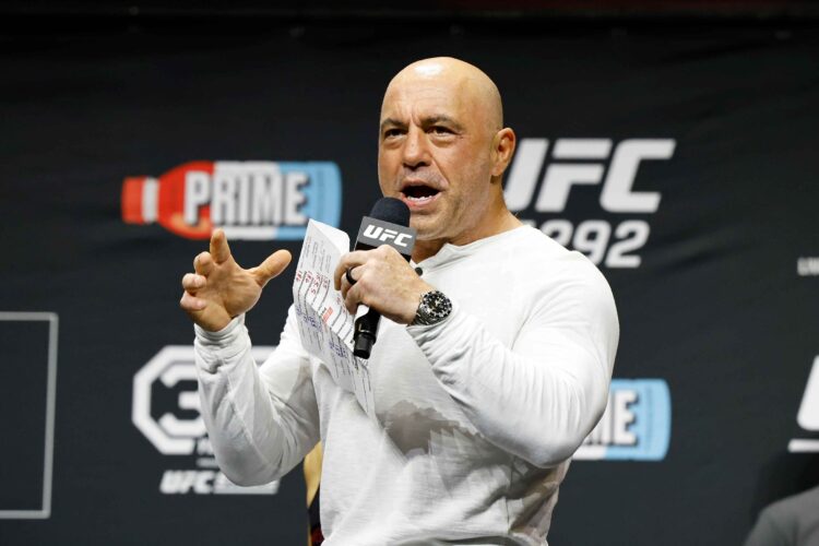 More than 50% of Millenial and Gen Z women under 35 consider listening to “The Joe Rogan Experience” to be a major red flag in a potential romantic partner. (AP Photo/Gregory Payan)