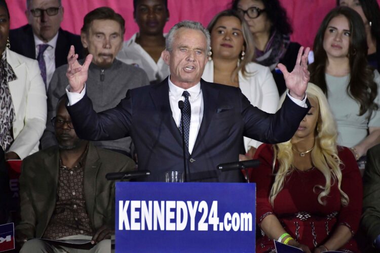 Robert F. Kennedy Jr. will announce a run as an independent next month, threatening Joe Biden's campaign and potentially tipping the scale to the GOP. (AP Photo/Josh Reynolds, File)