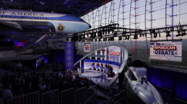 The second Republican primary debate aired live on Wednesday from the Ronald Reagan Presidential Library in Simi Valley, California.(AP Photo/Mark J. Terrill)