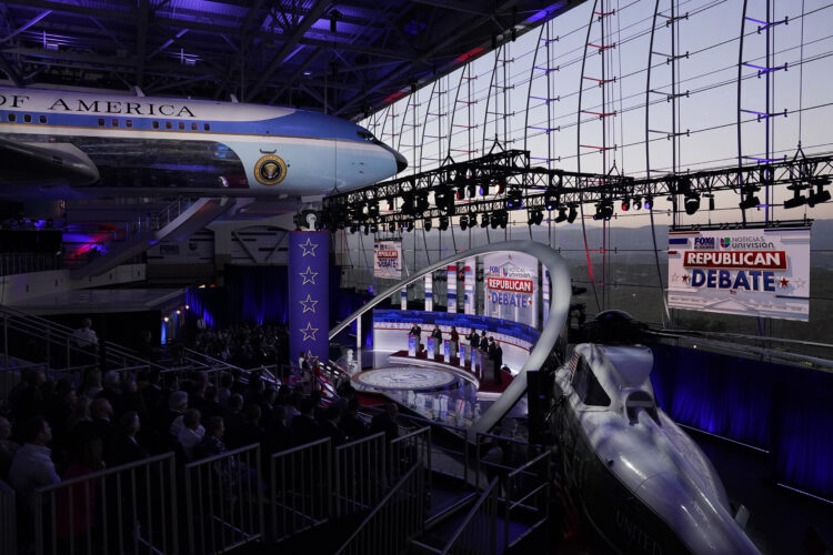 The second Republican primary debate aired live on Wednesday from the Ronald Reagan Presidential Library in Simi Valley, California.(AP Photo/Mark J. Terrill)