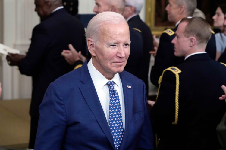 President Joe Biden gets blasted for aimlessly walking off again, this time before the Medal of Honor ceremony honoring a Vietnam War veteran ended.