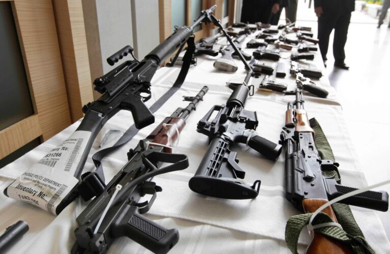The US Department of Commerce has placed a 90-ban on American firearm exports and ammunition sales, potentially harming the nation's largest gun manufacturers. (AP Photo/M. Spencer Green, File)