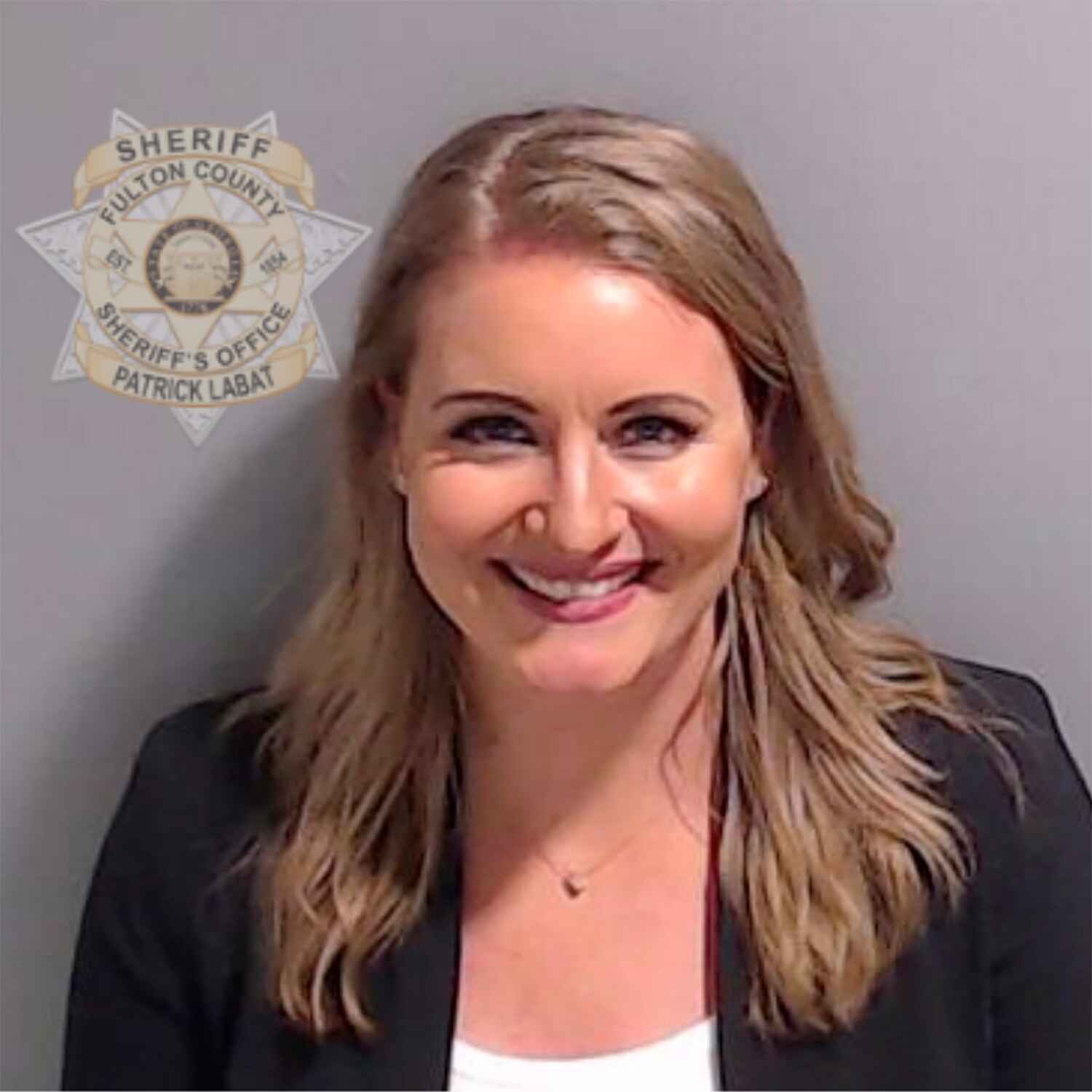 Attorney Jenna Ellis pled guilty in the racketeering case brought against former president Donald Trump and his associates in Fulton County, Georgia. (Fulton County Sheriff's Office via AP)