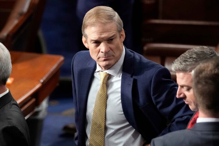 Ohio Rep. Jim Jordan failed to secure the votes required to become Speaker of the House during the first round of Republican-led voting on Tuesday. (AP Photo/Alex Brandon)