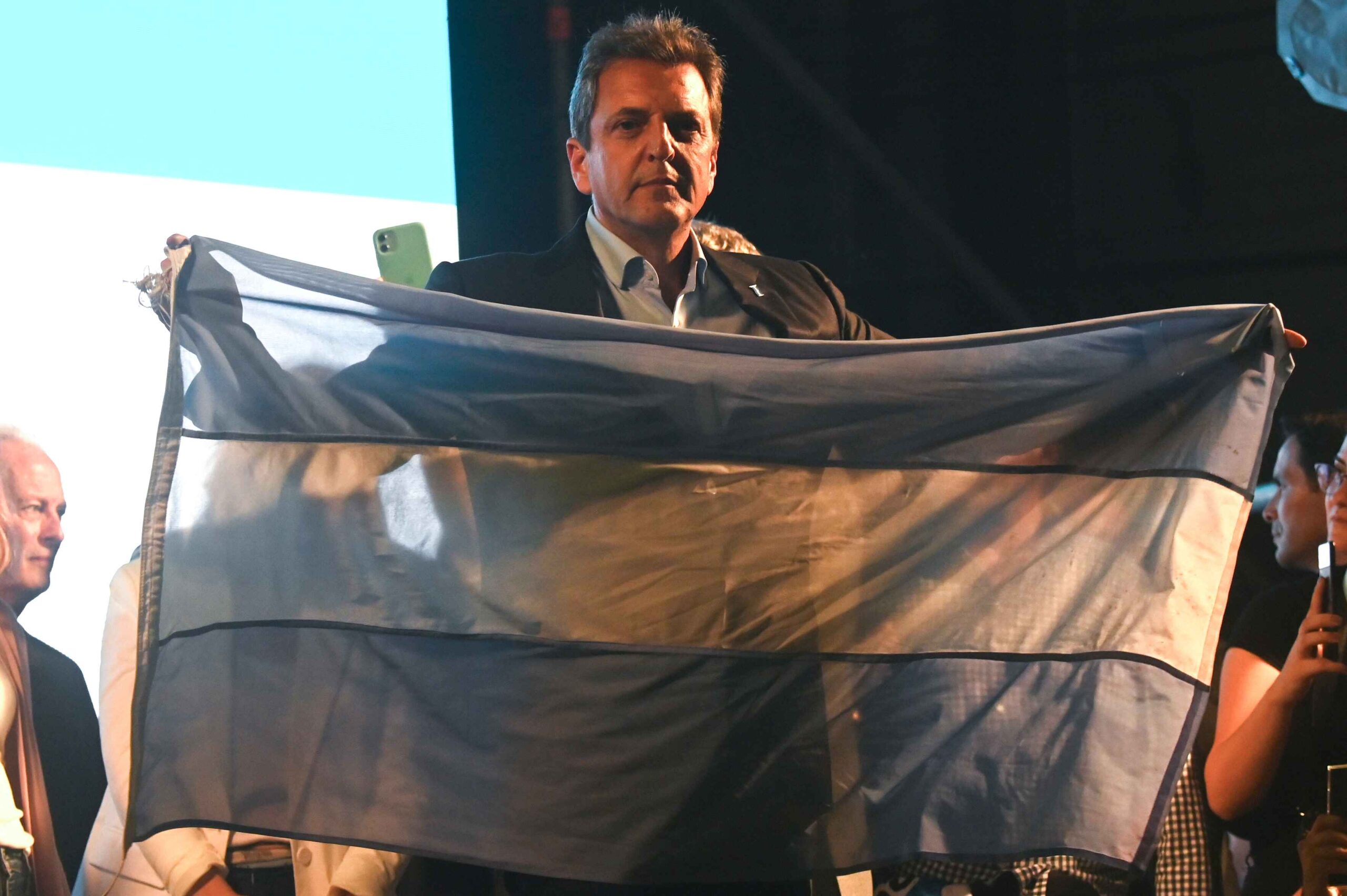 The presidential election in Argentina saw a victory by Economy Minister Sergio Massa, setting up a runoff election against libertarian Javier Milei next month. (AP Photo/Mario De Fina)