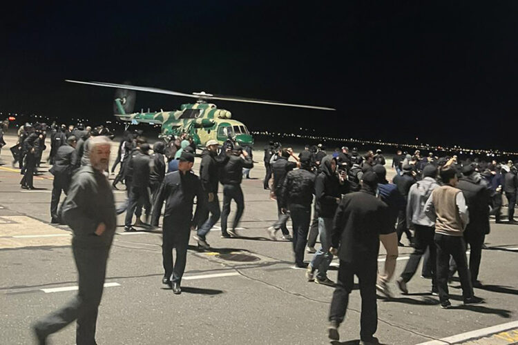 A pro-Palestine mob stormed into the major airport of Dagestan trying to hunt down Jewish passengers from a plane that flew in from Tel Aviv, Israel on Sunday.