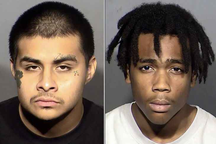 Jesus Ayala and Jzamir Keys, arrested last month for killing retired police chief Andreas Probst, flashed obscene gestures at the victim’s family in court.