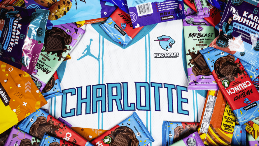 MrBeast, a YouTube and social media personality, announced today that his company Feastables is now the official sponsor of the NBA Charlotte Hornets.
