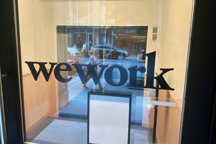 Office space company WeWork saw its stock plummet to an all-time low following a report that it will file for bankruptcy as early as next week.