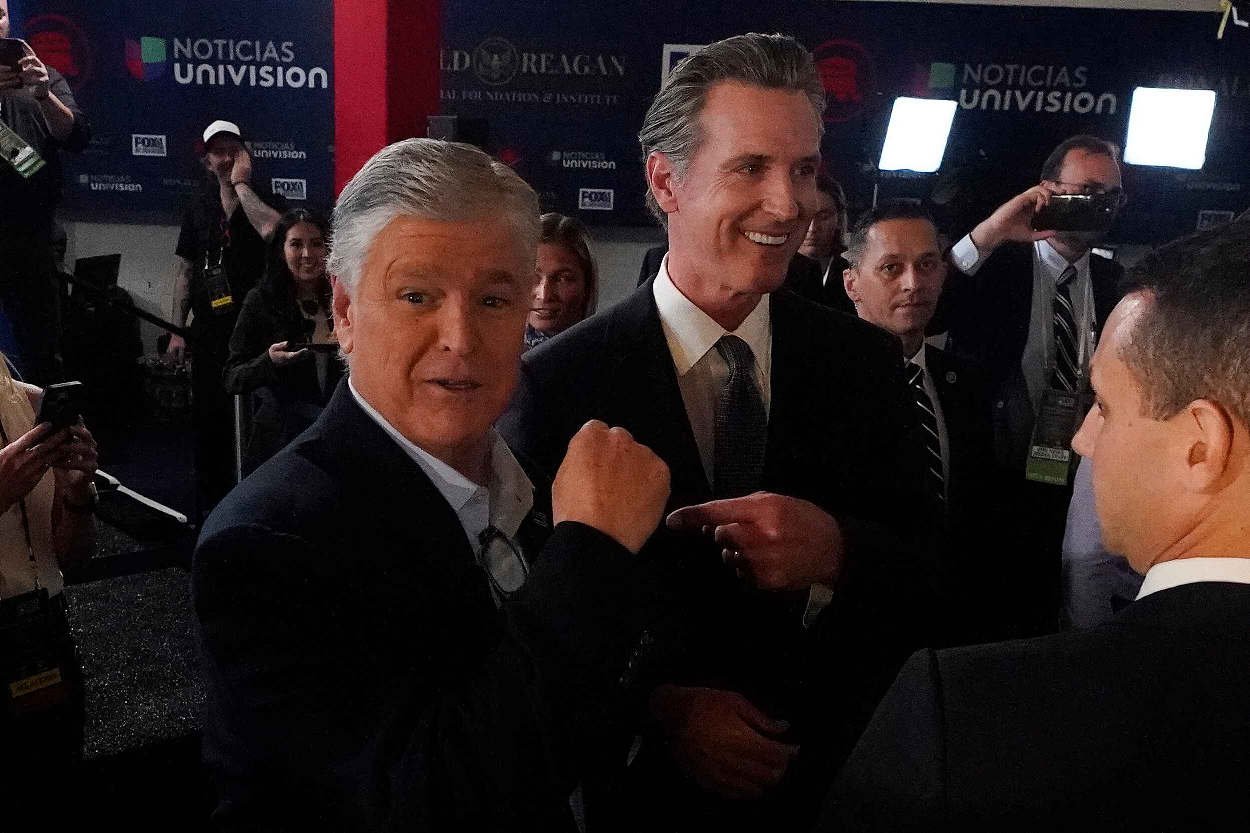 Florida Gov. Ron DeSantis and California Gov. Gavin Newsom will face off in a live debate hosted by Fox News and moderated by Sean Hannity on Thursday night.
