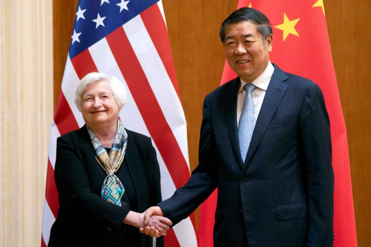 U.S. Treasury Secretary Janet Yellen is set to talk to her Chinese counterpart He Lifeng this week in an attempt to repair relations between the two countries.