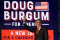 North Dakota Governor Doug Burgum is suspending his presidential campaign ahead of the fourth Republican primary debate after struggling to gain an advantage. (AP Photo/Phelan M. Ebenhack)