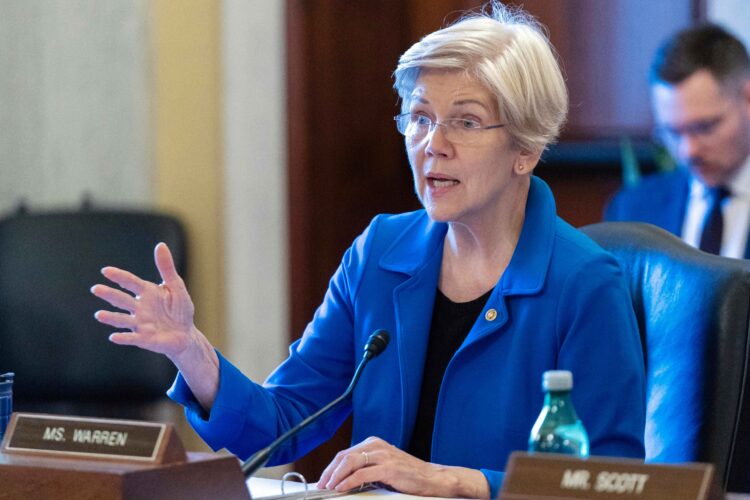 Senator Elizabeth Warren has taken an significant move in the advancement of a bill that aims to crackdown on cryptocurrency by expanding the coalition.