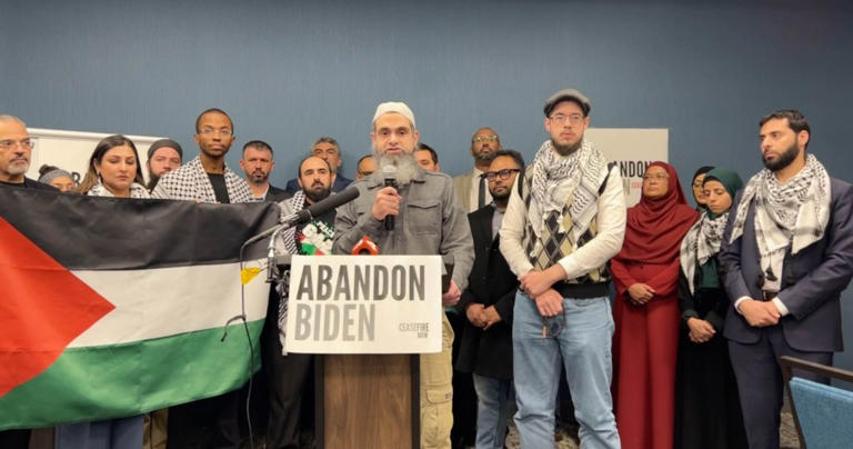 Muslims in nine swing states launched the #AbandonBiden campaign to punish President Joe Biden for his failure to negotiate a ceasefire in the Israel-Hamas war.