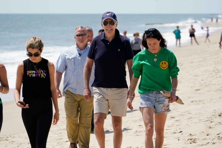 President Joe Biden spent 37 percent, more than a third, of 2023 on vacation, according to a new report from The New York Post.