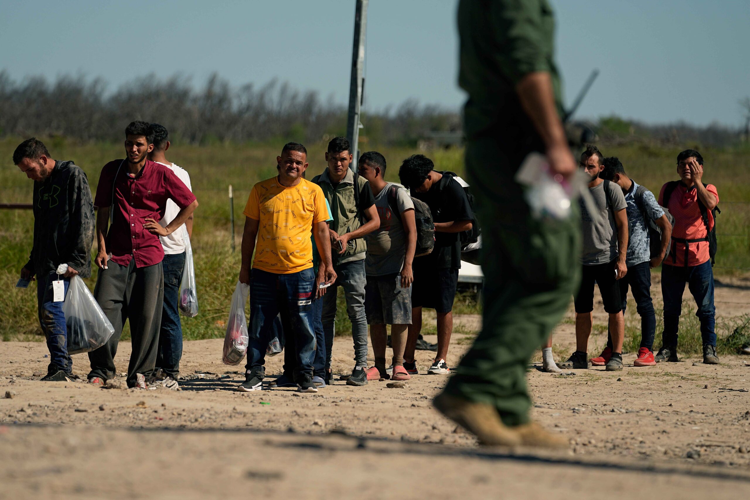 Immigration surged past inflation as the number-one issue for American voters in the month of January, according to a new Harvard-Harris poll. (AP Photo/Eric Gay)