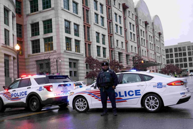 On Tuesday, reporters waiting outside a federal courthouse in Washington, DC were caught on a hot mic joking about assassinating former President Donald Trump.