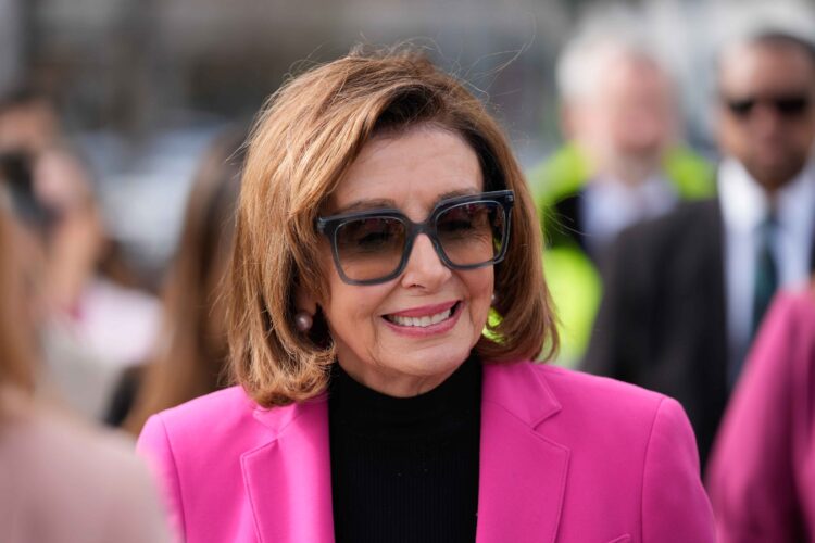 Nancy Pelosi suggested that pro-Palestine groups demanding a ceasefire in Gaza are advancing "Mr. Putin's message" and might be financially backed by Russia.