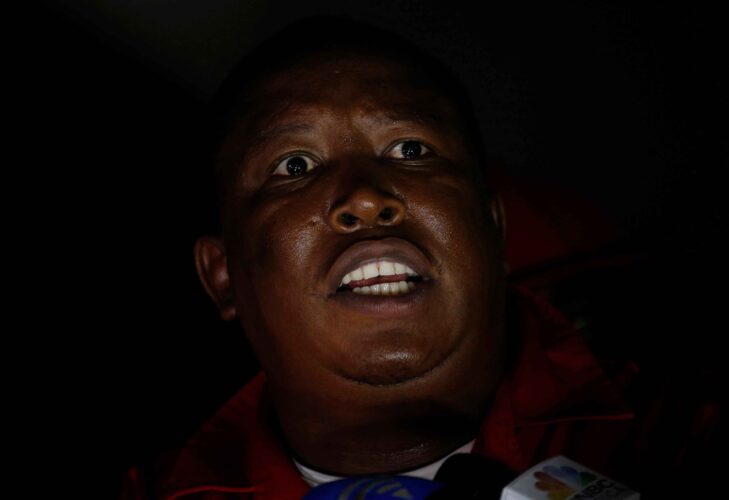 Black nationalist Julius Malema, founder of the Economic Freedom Fighters (EFF) in South Africa, will fully support Hamas if his party wins the next election.