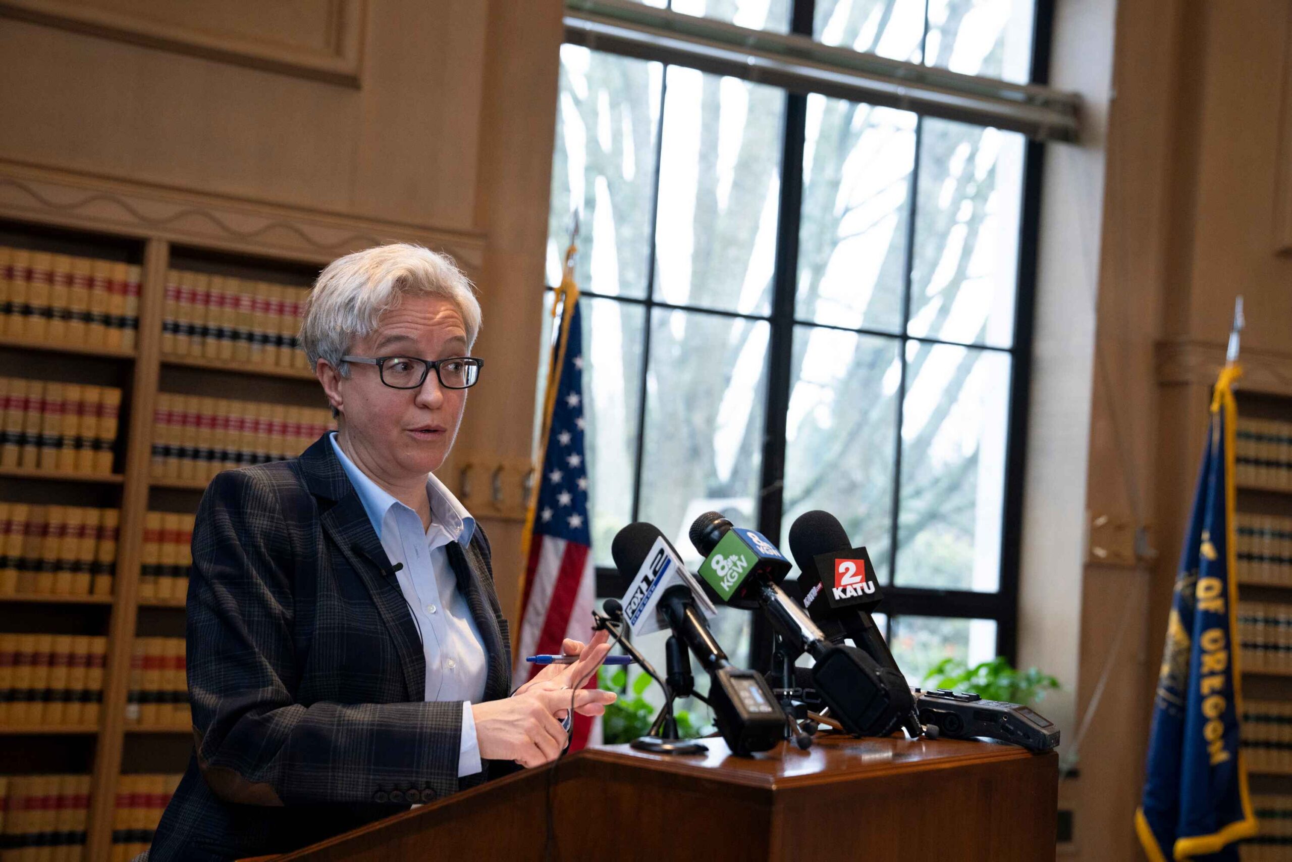 Oregon officials declared a 90-day state of emergency in Portland to address the fentanyl use that sprang after the state decriminalized hard drug use in 2020 (AP Photo/Jenny Kane)
