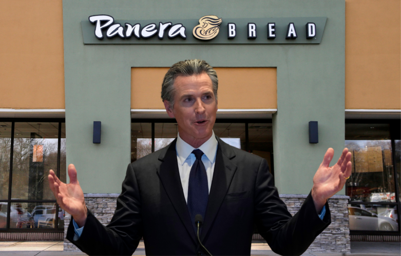 Panera Bread is benefitting from a carveout in California’s new $20 minimum wage law, allowing it to bypass the price hike imposed by Governor Gavin Newsom.