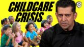 Patrick Bet-David explains the crisis of childcare affordability in America the shocking number of families affected and how this is hurting the general economy