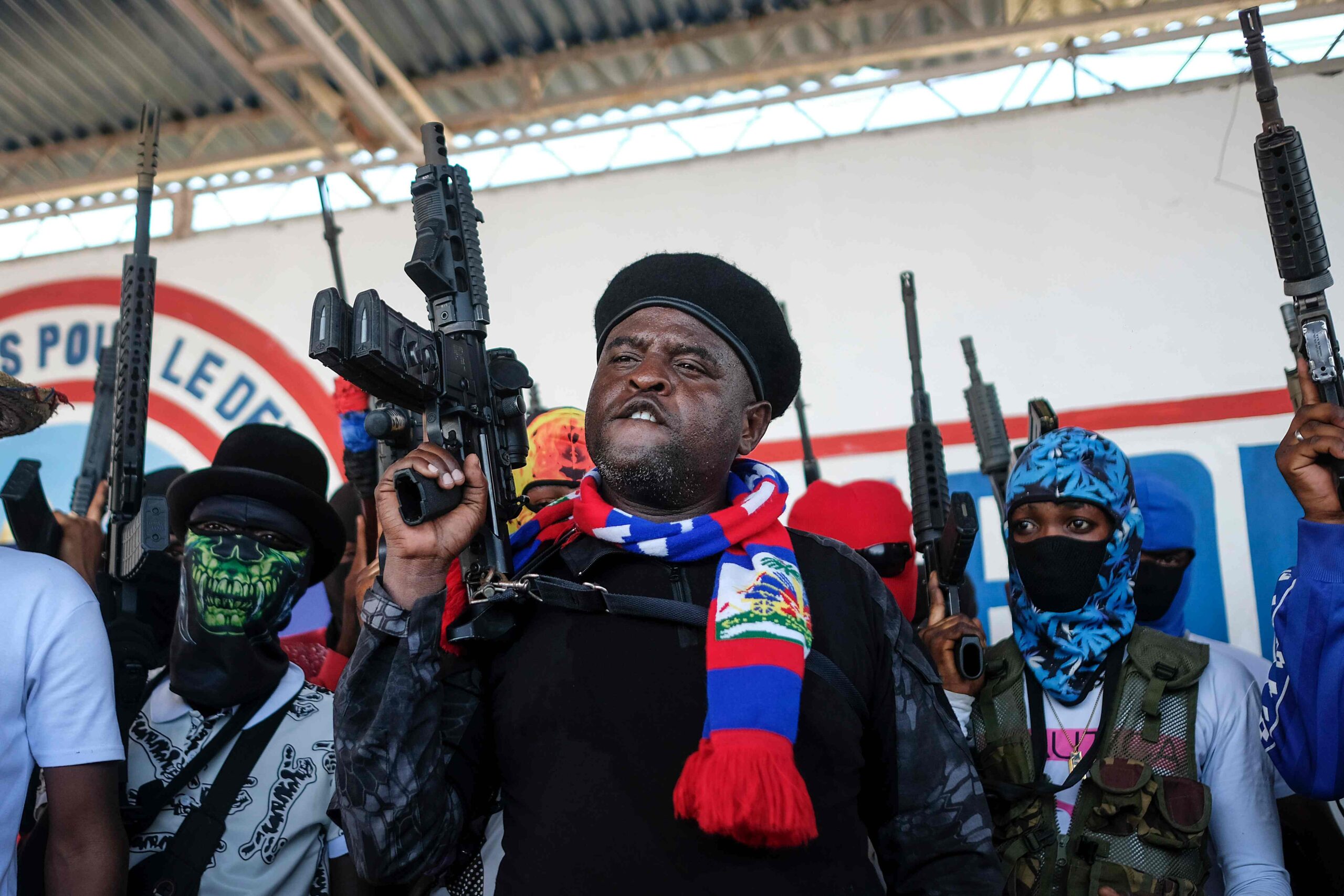 Haiti is in a state of emergency after crime boss Jimmy “Barbecue” Cherizier declared an insurrection against PM Ariel Henry and released 4,000 prison inmates. (AP Photo/Matias Delacroix, File)