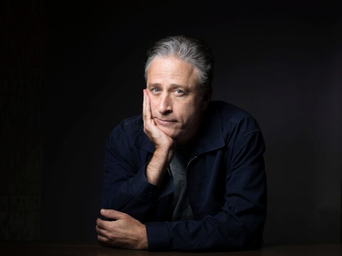 Jon Stewart called Donald Trump a “liar” for overinflating the value of his New York properties...but Stewart once did the same thing while selling a penthouse.(Photo by Victoria Will/Invision/AP, File)
