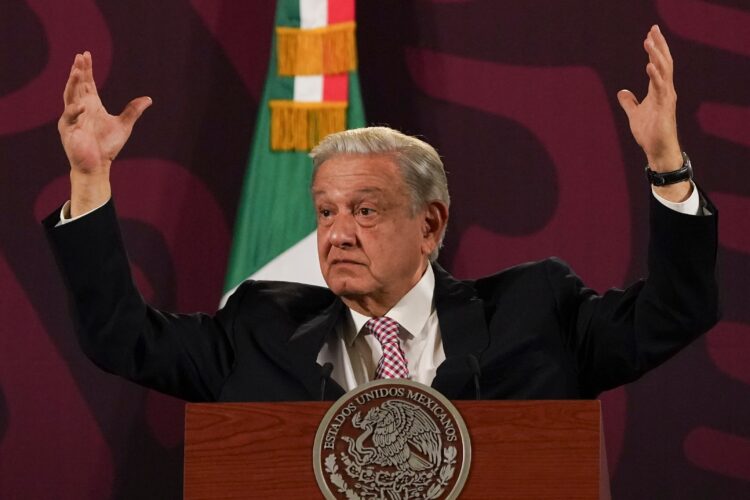 Mexican President Andrés Manuel Lopez Obrador has threatened to unleash a flood of illegal immigrants unless the US agrees to a list of demands from Mexico. (AP Photo/Marco Ugarte)