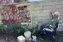 Oakland, California has threatened 102-year-old, wheelchair-bound Victor Silva with thousands of dollars in fines if he does not remove graffiti from his home.