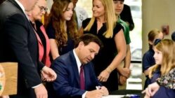 Florida Gov. Ron DeSantis enacted House Bill 3, banning minors under 14 from creating social media accounts and requiring parental consent for 15-16-year-olds.