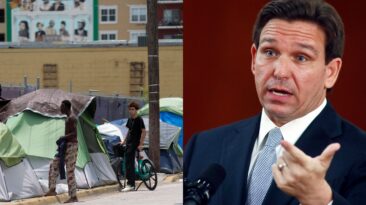 Florida Governor Ron DeSantis signed a bill into law that prohibits homeless people from sleeping or camping on public properties such as sidewalks and parks