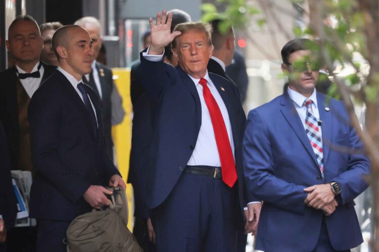 Donald Trump has arrived at the court house for his hush money trial in New York. This is the first criminal trial of any American president in history