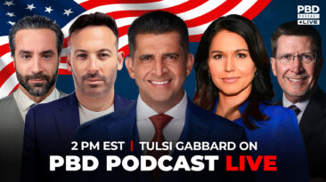 Tulsi Gabbard joined the PDB Podcast for a live podcast in front of a sold-out studio audience, addressing rumors of her possible partnership with Donald Trump.